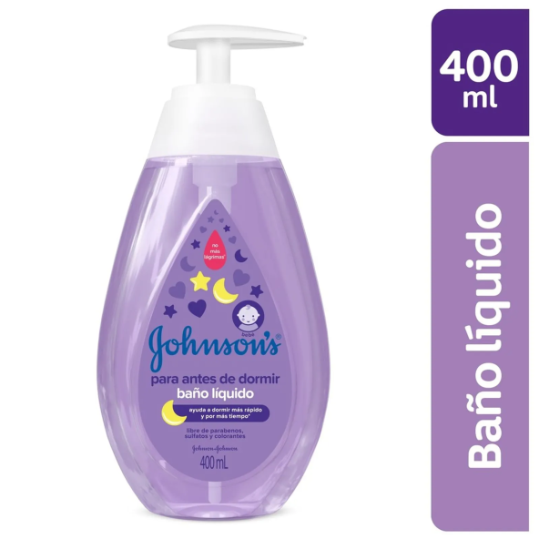 BANO LIQUIDO JJ BABY ANTES D.DORMI.400ML