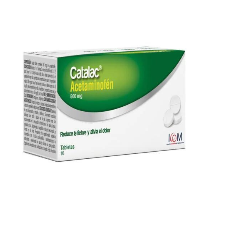 Catalac tabletas 500 mg 100 unidades ICOM