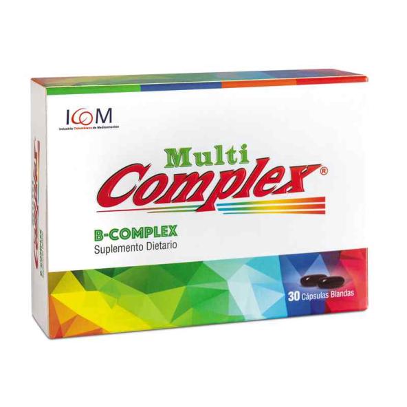 MULTICOMPLEX B-COMPLEX 30 CAP.BLAN ICOM