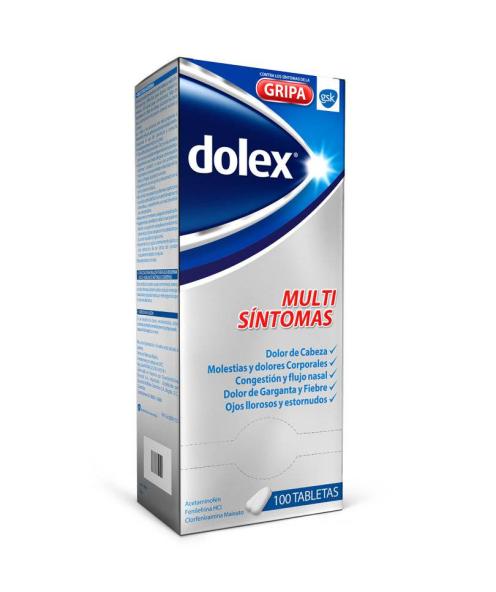 DOLEX GRIPA 100 TABLETAS