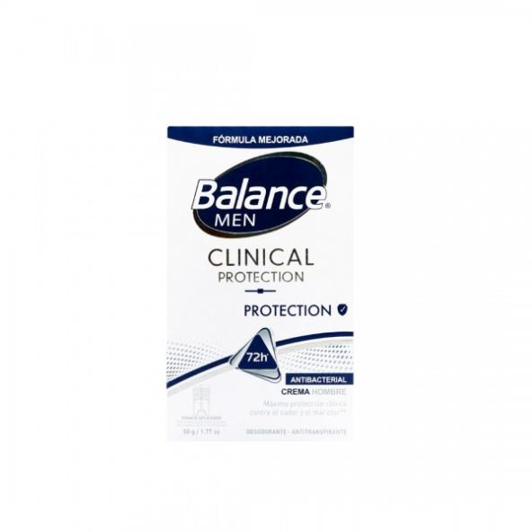 DESODORANTE BALANCE CREM CLINICAL PROTEC.MEN 50G