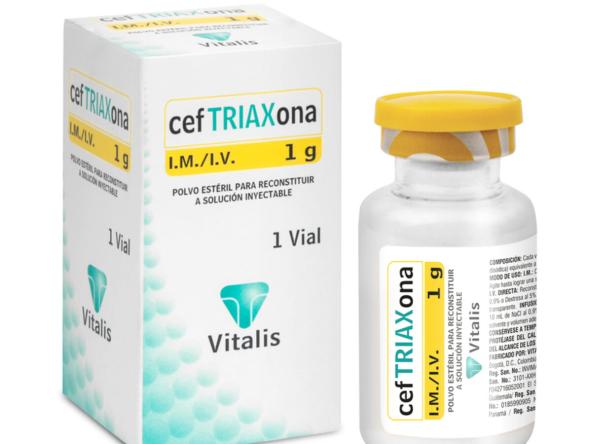 CEFTRIAXONA 1 G 1 AMPOLLAS VT