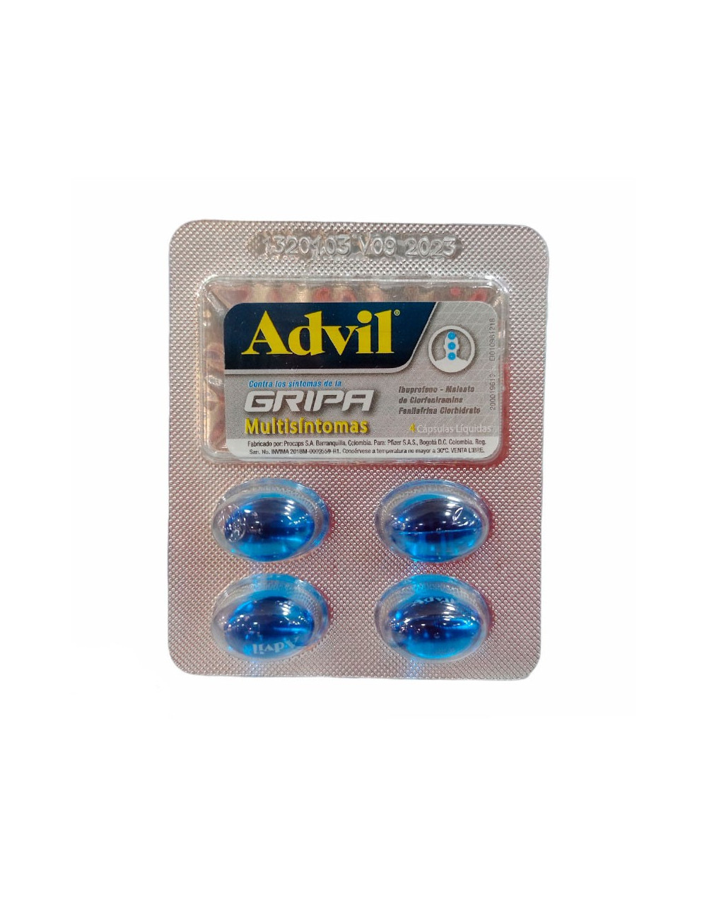 ADVIL GRIPA 72 CAPSULAS