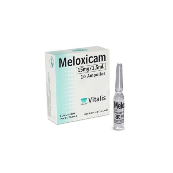 MELOXICAM 15 MG/1.5 ML 10 AMPOLLAS VT