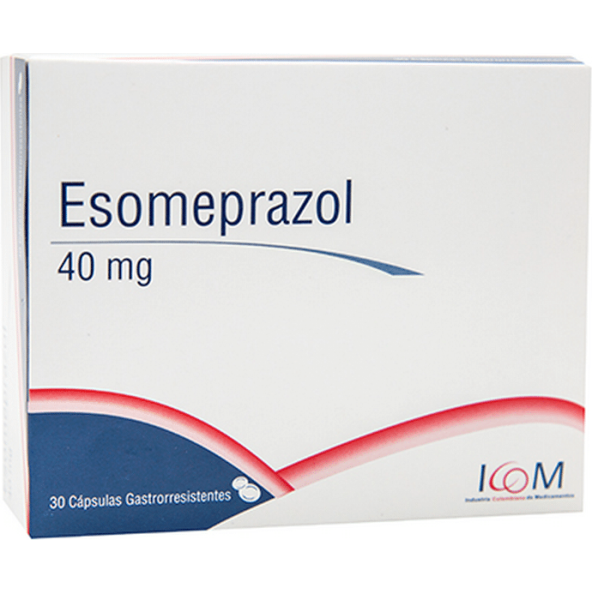 ESOMEPRAZOL 40 MG 30 CAPSULAS ICOM