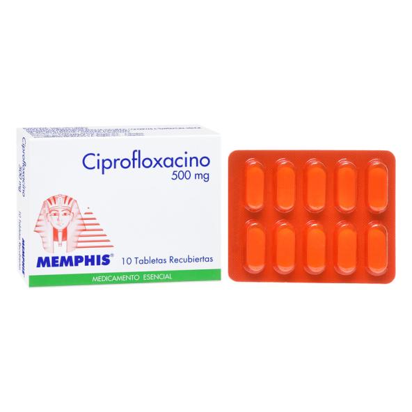 CIPROFLOXACINO 500 MG 10 TBS MP