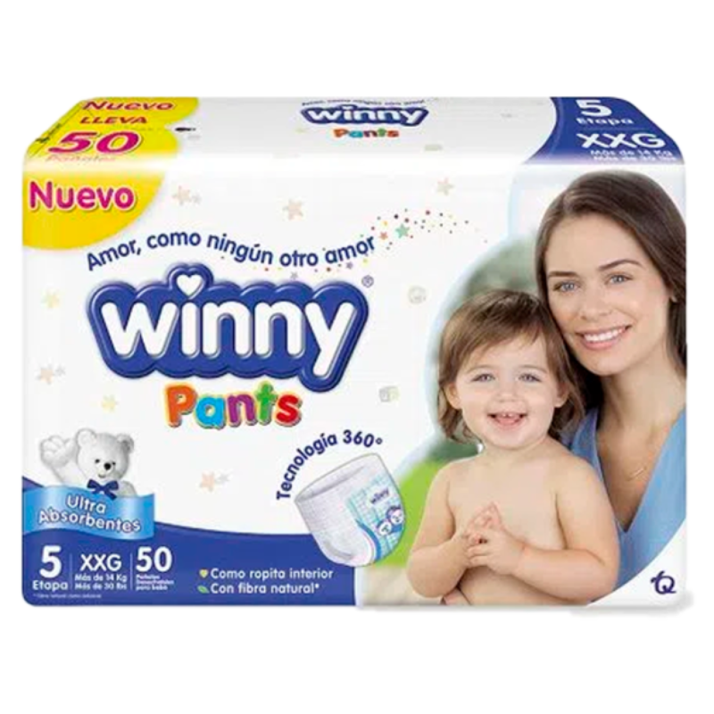 PAÑAL WINNY ETAPA 5 X 50 PANST