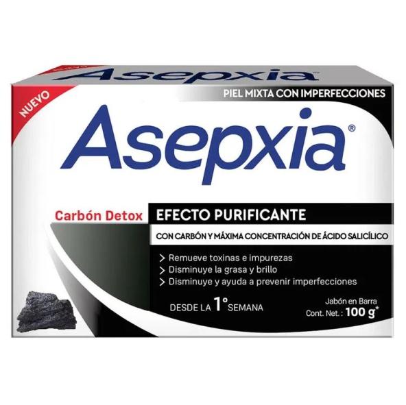 JABON ASEPXIA CARBON DETOX 100 GR(SF)