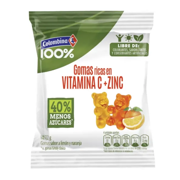 GOMAS 100 % VIT C 72 GR