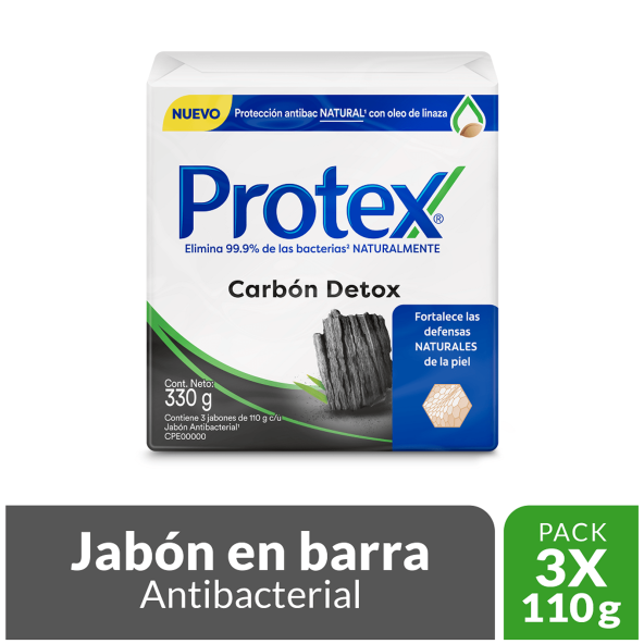 3 JAB.PROTEX CARBON DETOX 110 GR