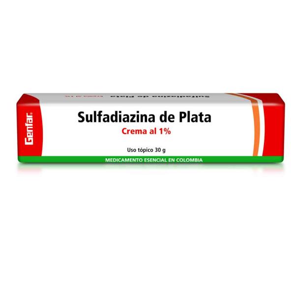 SULFADIAZINA DE PLATA 30 GR GF