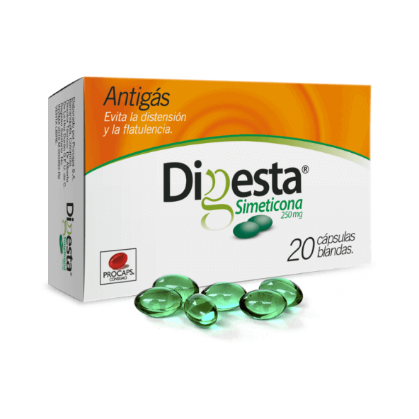 DIGESTA 250 MG 20 TBS