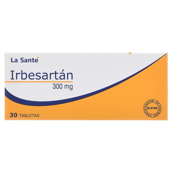 IRBESARTAN 300 MG 30 TABLETAS LS(M)37080