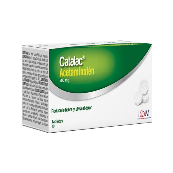 Catalac tabletas 500 mg 100 unidades ICOM