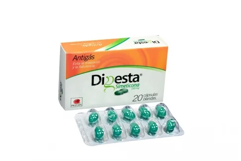 Digesta 250 mg 20 Capsulas Blandas.