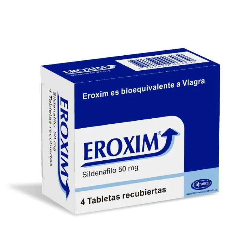 EROXIM 50 MG 4 TABLETAS