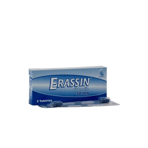 ERASSIN 50 MG 2 TABLETAS