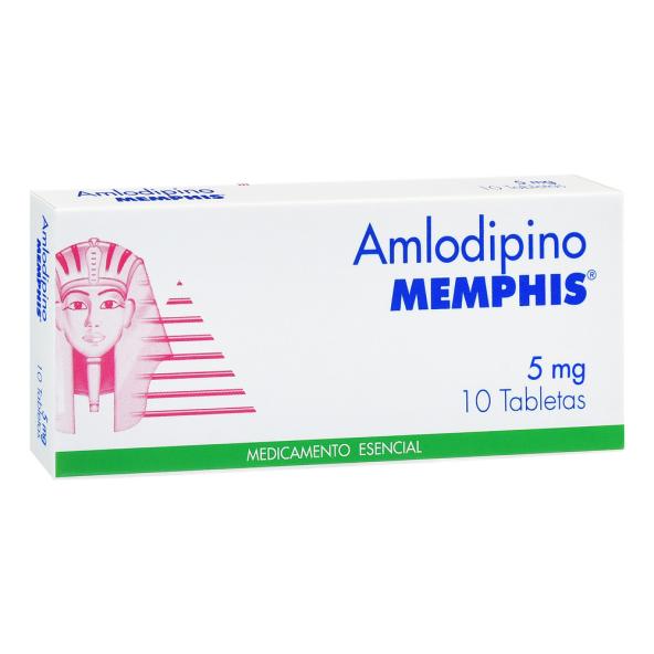 AMLODIPINO 5 MG 10 TABLETAS MP