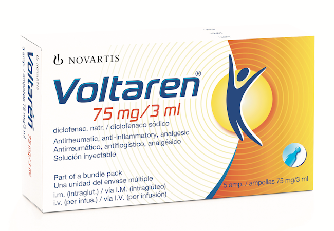 VOLTAREN 75 MG 5 AMPOLLAS