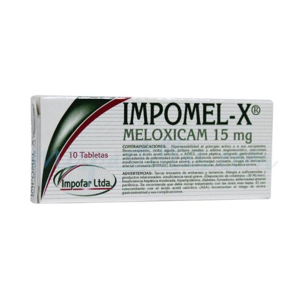 IMPOMEL-X (MELOXICAM) 15 MG 10 TBS