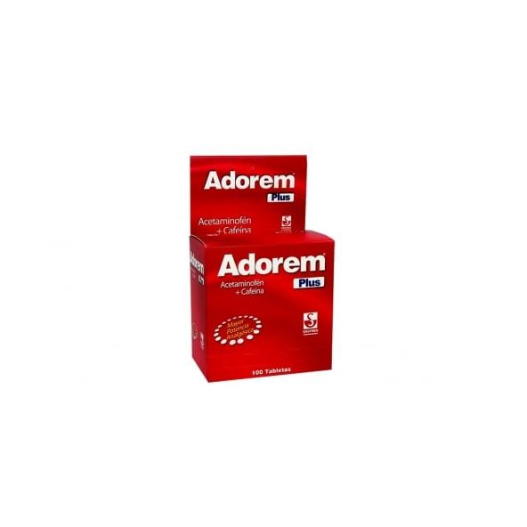 ADOREM ACETAMINOFEN 500 MG 100 TBS