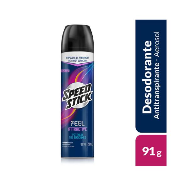 DESODORANTE MENNEN SPE.STICK FEEL ATTRA AER.91GR