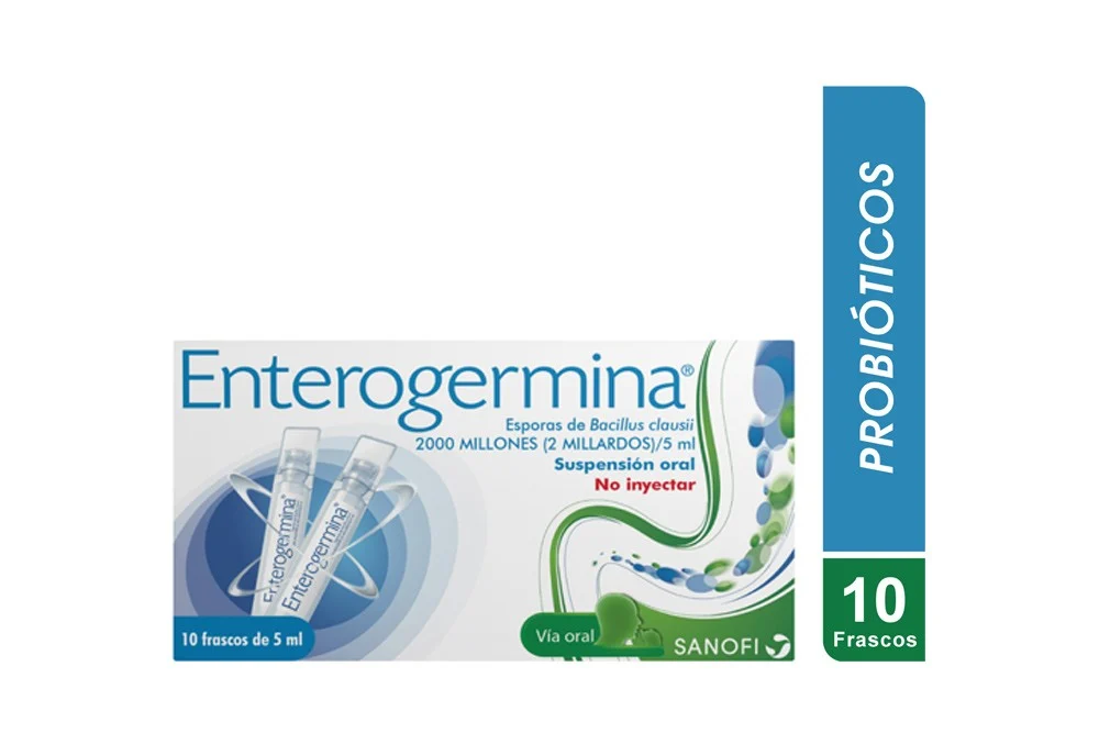 Enterogermina Suspension Oral Caja X 10 Frascos