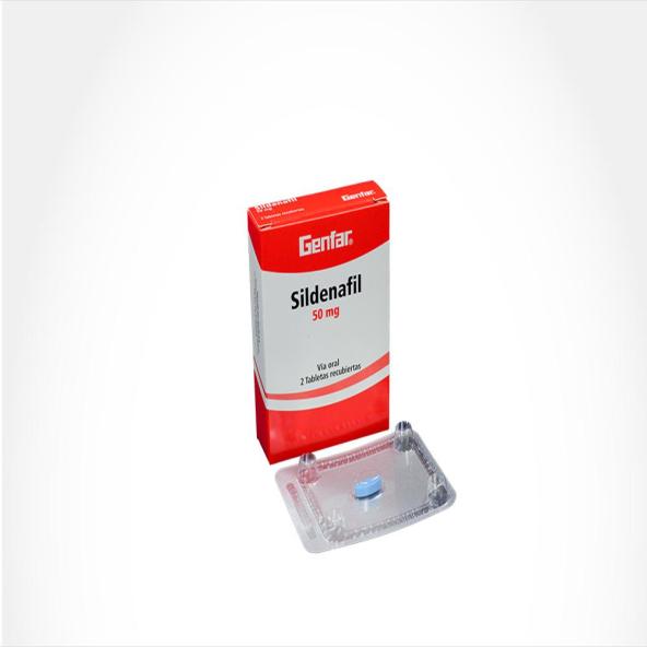 OBS.GENFAR SILDENAFIL 50 MG 2 TBS