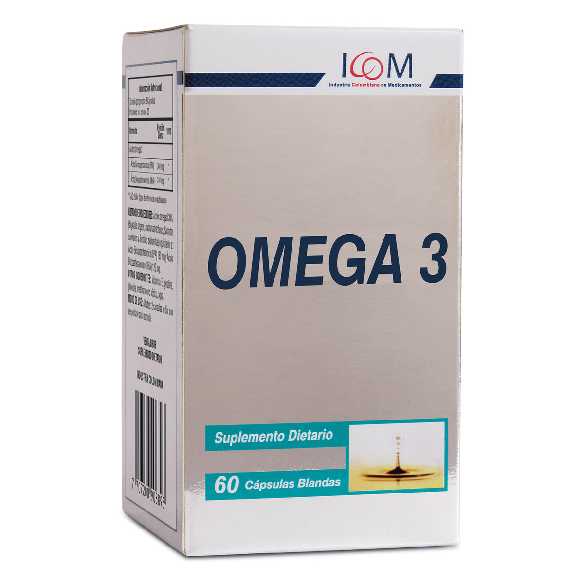 Omega 3 300 mg 60 capsulas blandas ICOM