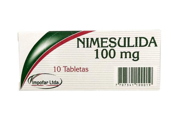 NIMESULIDA 100 MG 10 TABLETAS