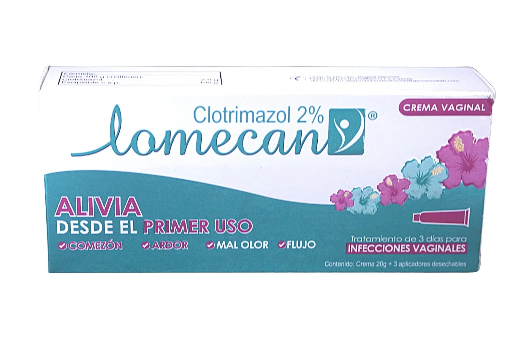 Lomecan v vaginal.2% 20gr mas 3 aplicadores