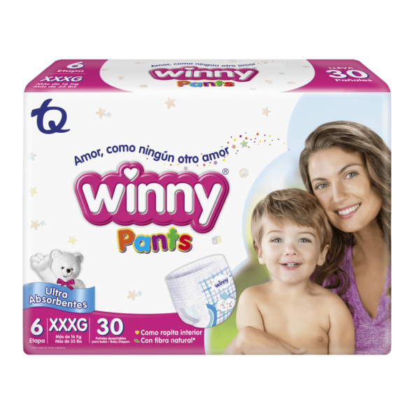 PAÑAL WINNY ETAPA 6 X 30