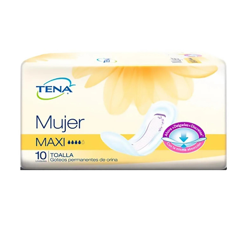 TOA.TENA MUJER MAXI 10 UND